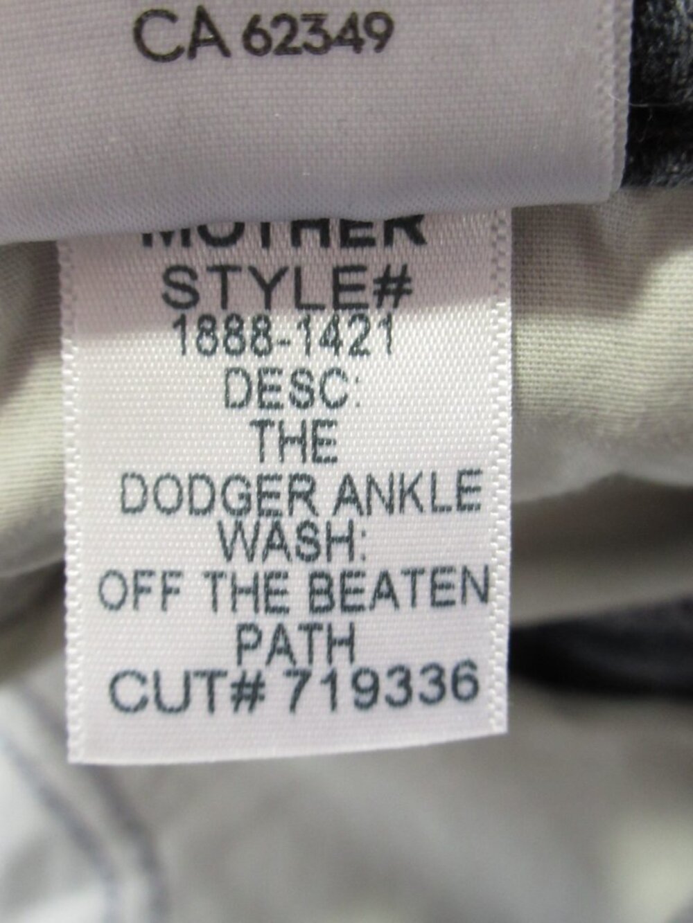 NWT Mother The Dodger Ankle in Off The Beaten Path Wide Leg Rigid Jeans 30 - Picture 10 of 14